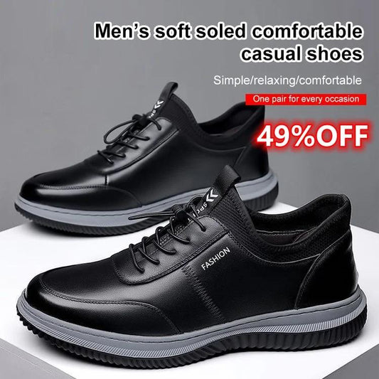 Men's Soft-soled Non-slip Driving Leather Shoes