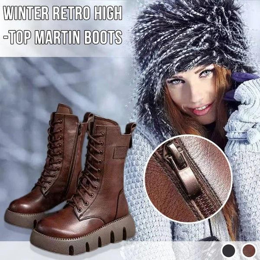 Women's Retro High Top Martin Boots