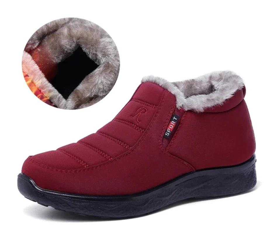 2023 Women Winter Non-slip Waterproof Plush Ankle Boots [Wide Width]