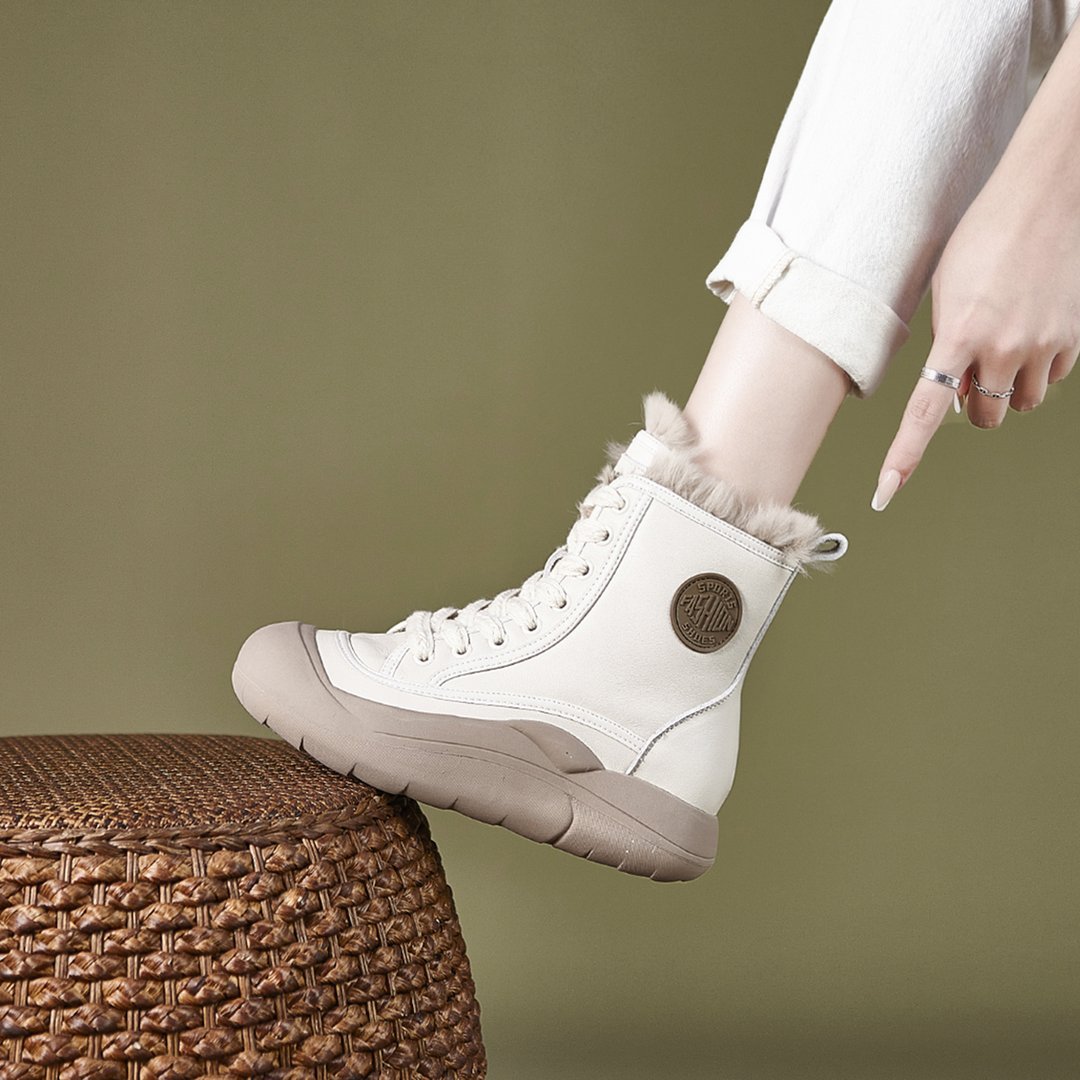 Retro Thick-soled Snow Boots