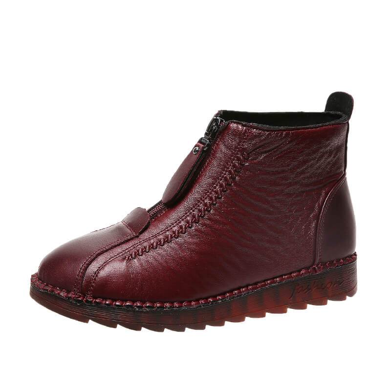 Women's Genuine Leather Non-Slip Ankle Boots