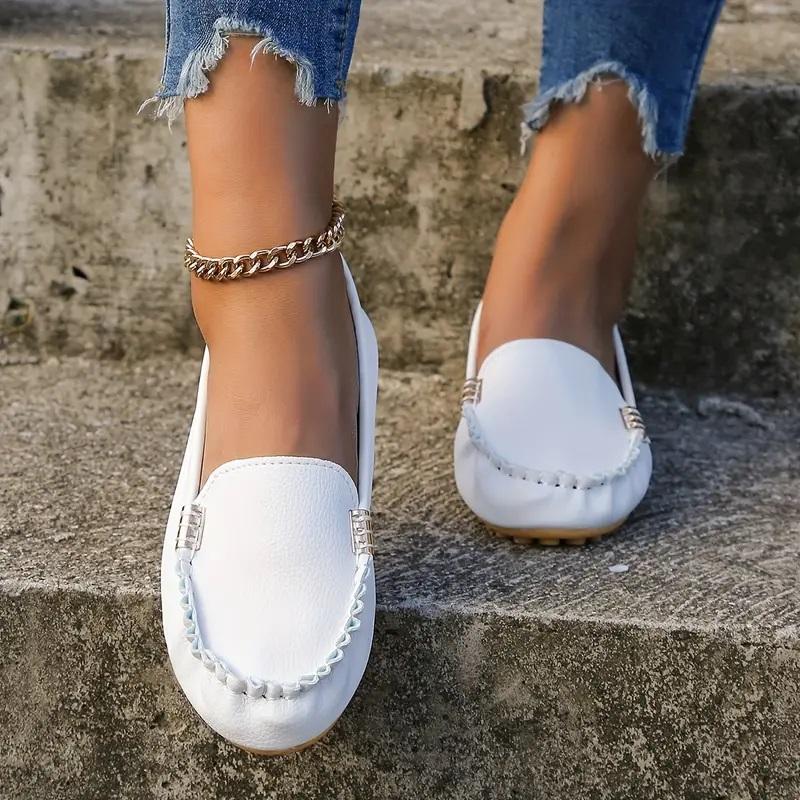 Women's Denim Flat Loafers