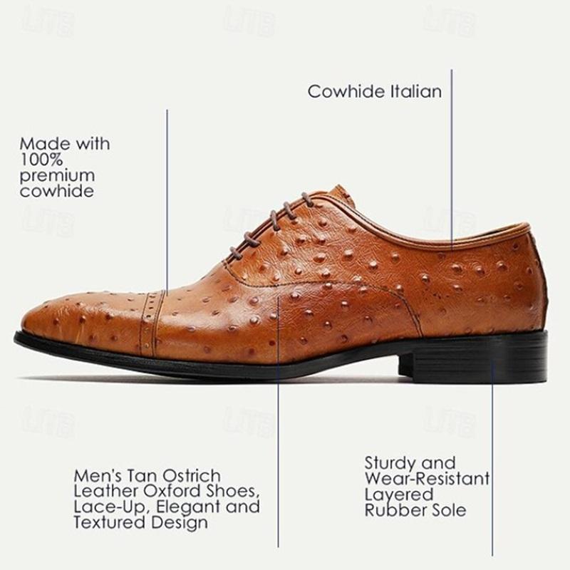 Men's Leather Full-Grain Cowhide Anti-Slip Shoes