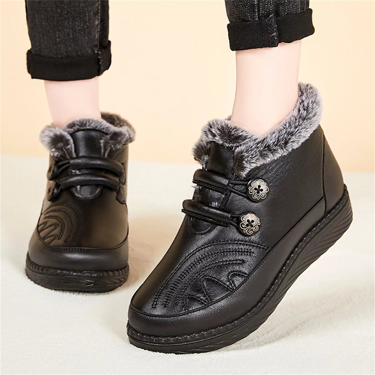 Women's Snow Boots Autumn And Winter Women Snow Boots