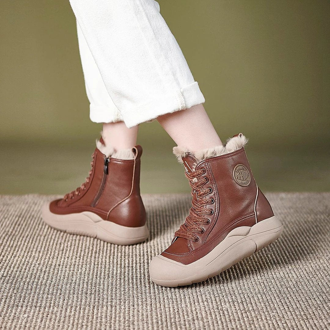 Retro Thick-soled Snow Boots