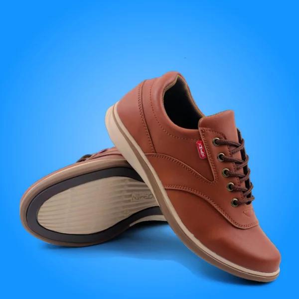 Men's Leather Board Shoes Casual Work Board Shoes