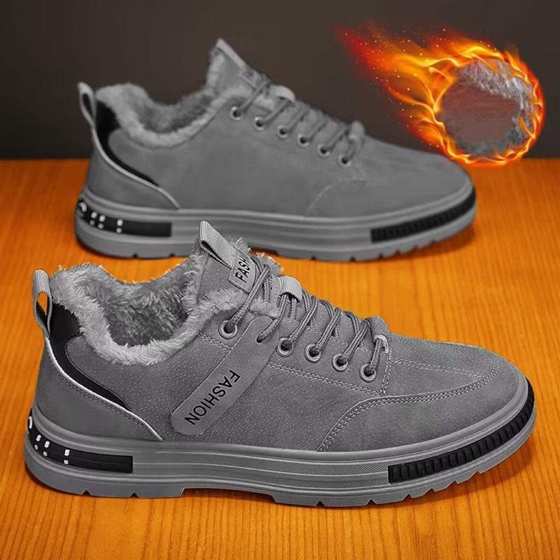 Men's Winter Plus Velvet New Anti-slip Sports Casual Shoes