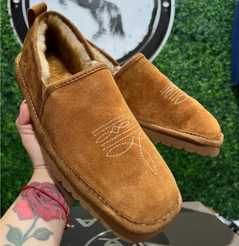 2024 Men's Suede Cowboy Slippers