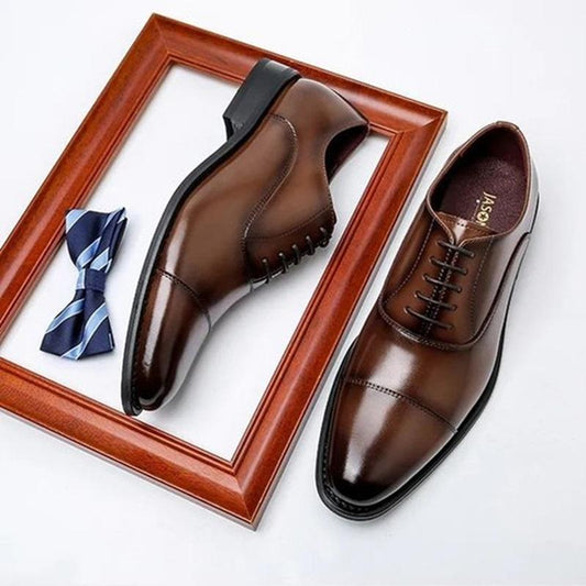 Men's Handmade Leather Business Shoes