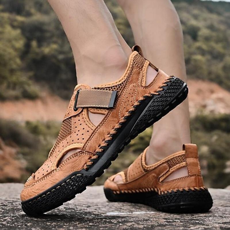 Men's Retro Casual Leather Sandals