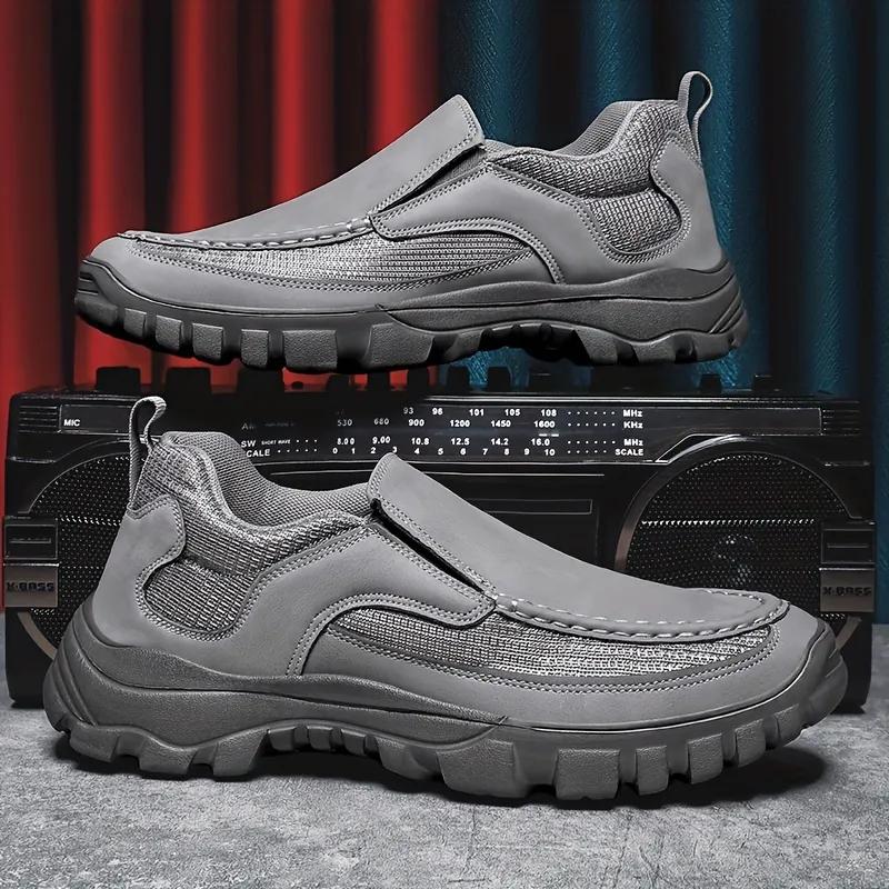 Men's Durable Non-Slip Orthopedic Slip-On Walking Shoes