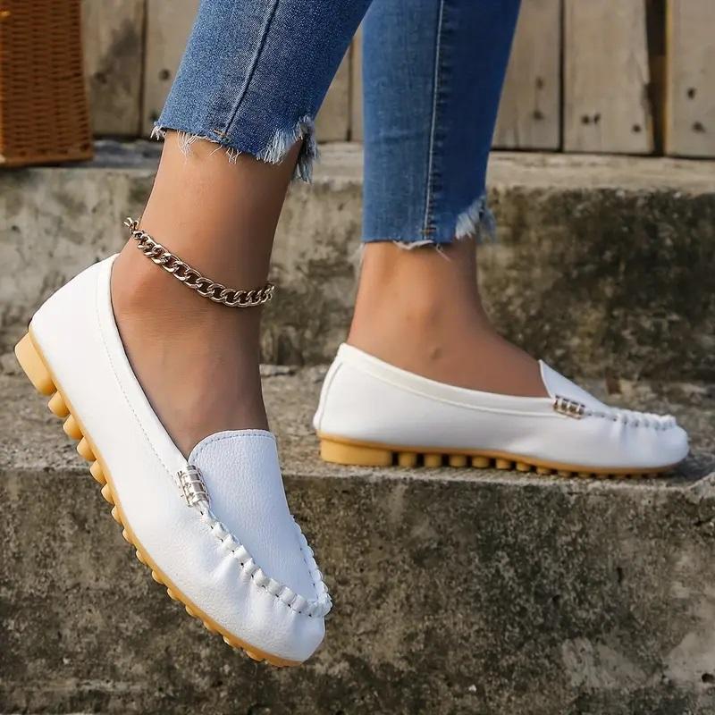 Women's Denim Flat Loafers