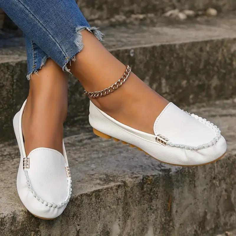 Women's Denim Flat Loafers