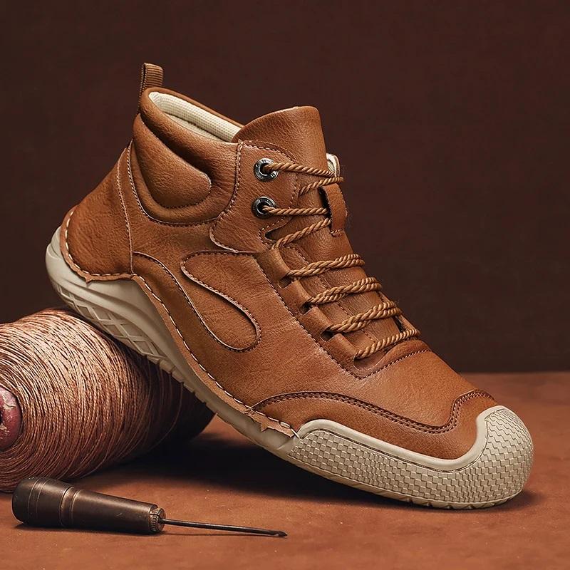 Full-grain Leather Hiking Boots