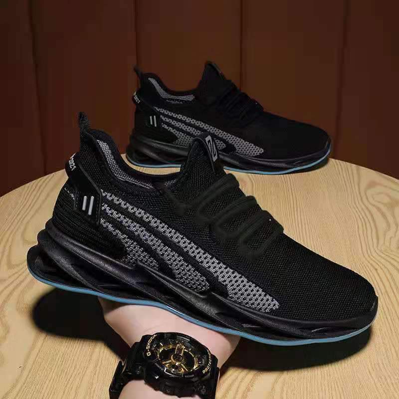 Men's Mesh-top Breathable Shock-absorbing Sneakers