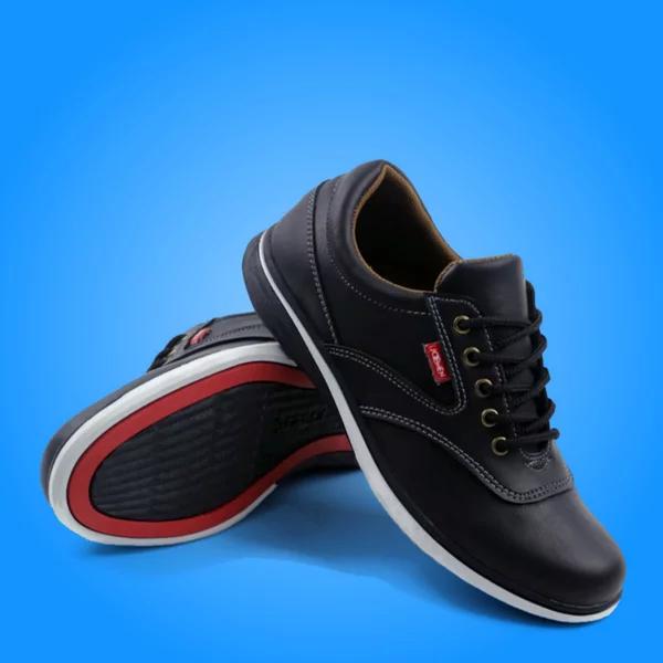 Men's Leather Board Shoes Casual Work Board Shoes