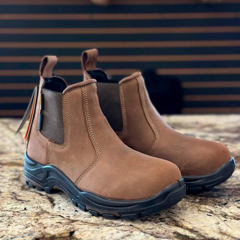 Dark Brown Work Boots