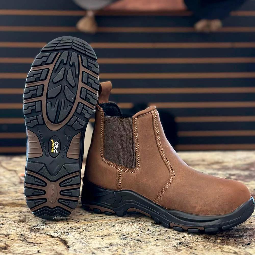 Dark Brown Work Boots