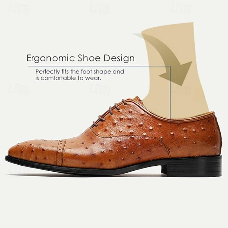 Men's Leather Full-Grain Cowhide Anti-Slip Shoes