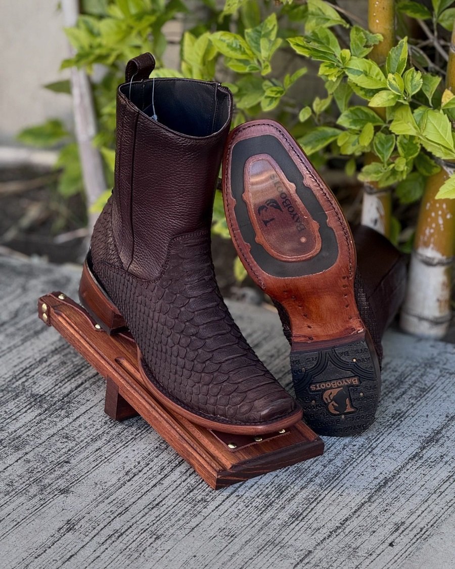 2024 Men's Crocodile Chelsea Boots