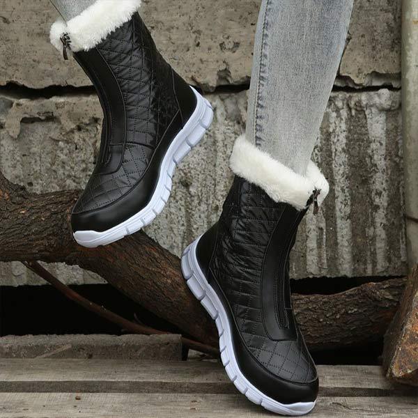 Women'S Fleece Warm Platform Snow Boots