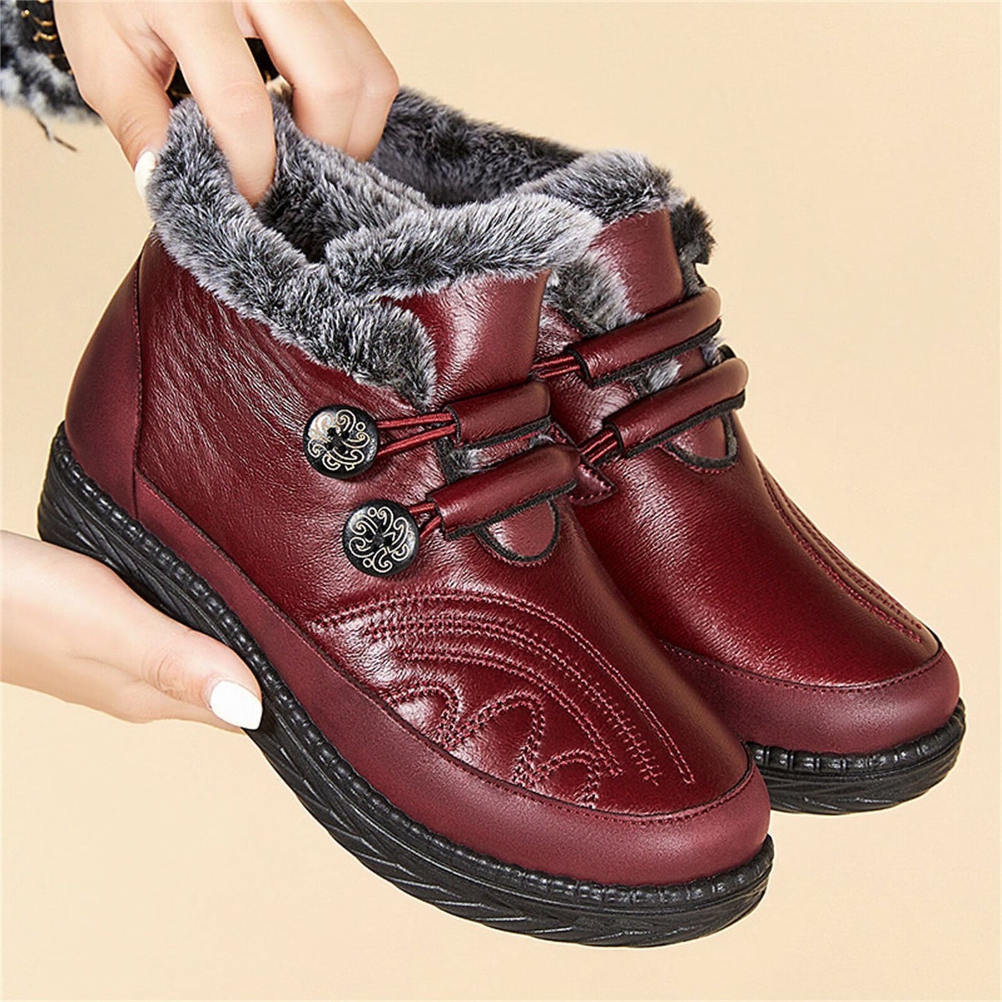 Women's Snow Boots Autumn And Winter Women Snow Boots