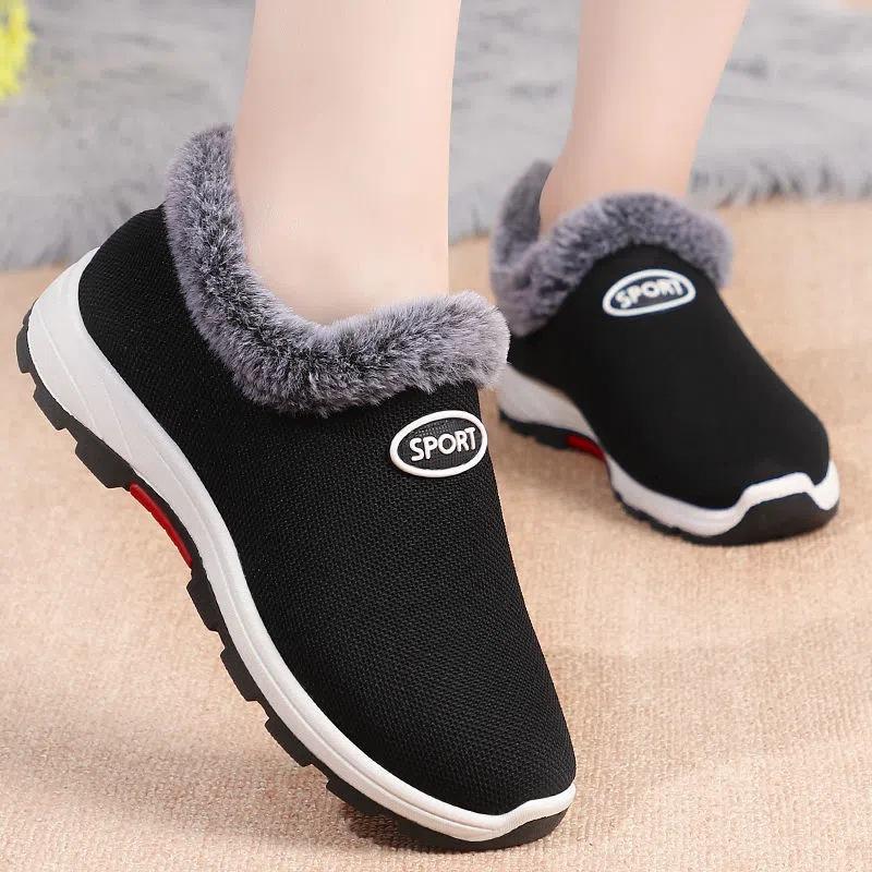 Women's Knitted Warm Slip-on Orthopedic Sneakers