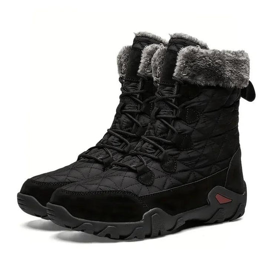 Men's Waterproof And Comfortable Fleece Snow Combat Boots