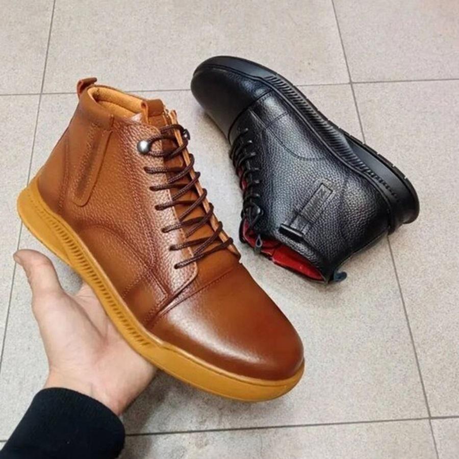 Men's Full Leather Ankle Boots