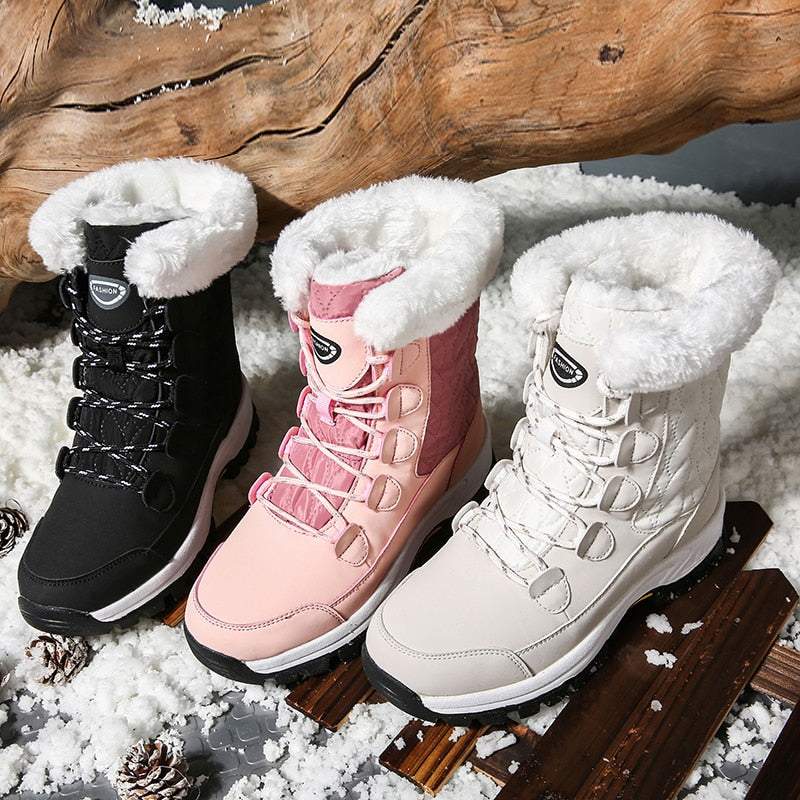 Women's Ankle Boots Warm Snow Boots