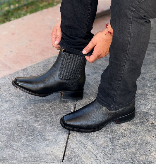 Men's Western Cowboy Ankle Boots