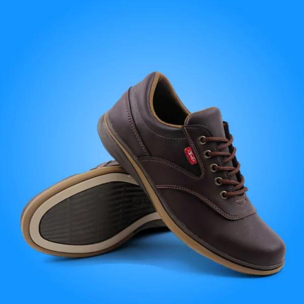 Men's Leather Board Shoes Casual Work Board Shoes