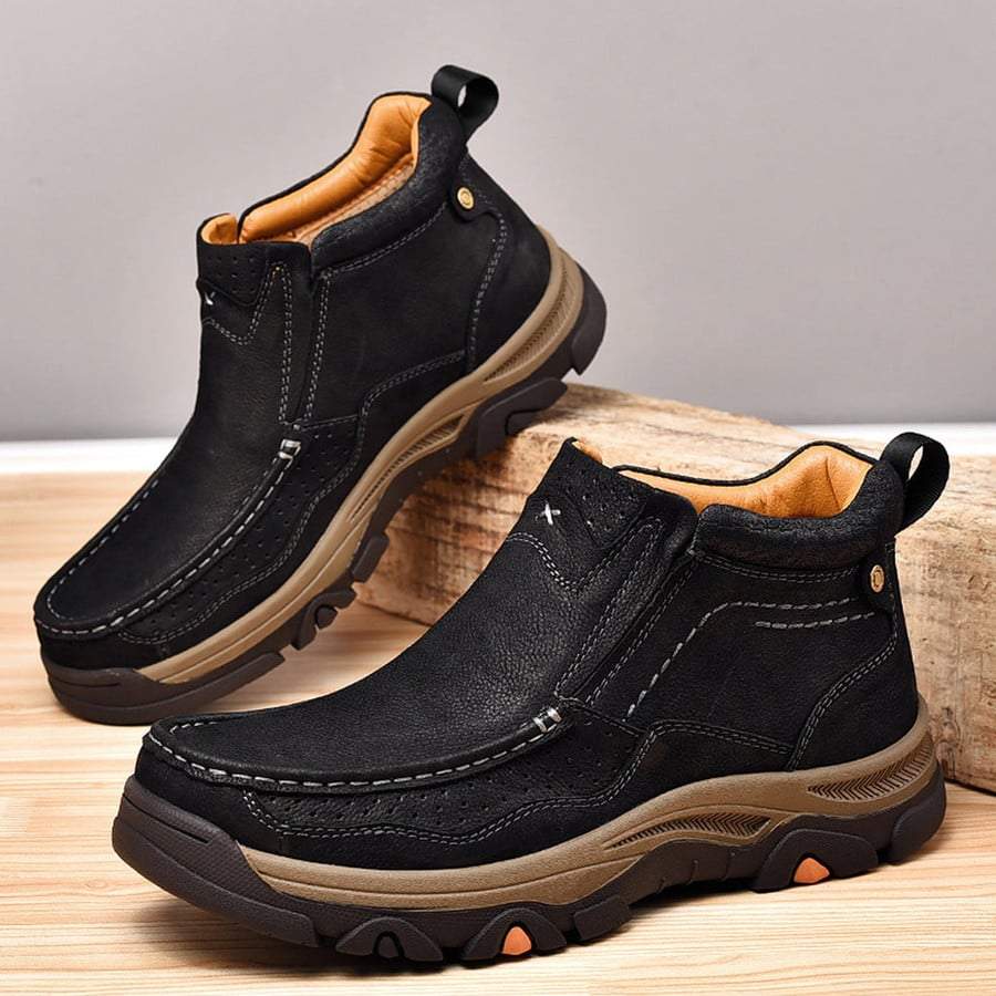 Men's Classic Ankle Boots With Supportive Orthopedic Sole