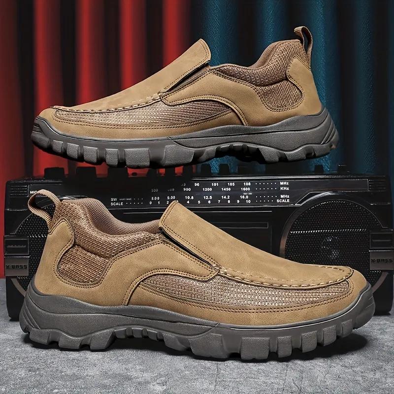 Men's Durable Non-Slip Orthopedic Slip-On Walking Shoes