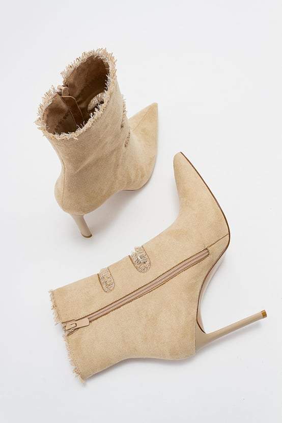 BARLE Suede Women’s Heeled Boots