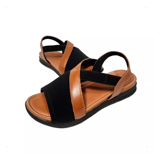 Lycra Anti-impact Leather Orthopedic Sandal