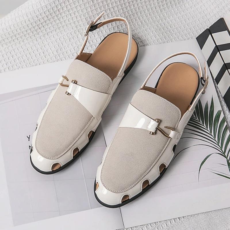 Men's Casual Sand PU Breathable Comfortable Sandals