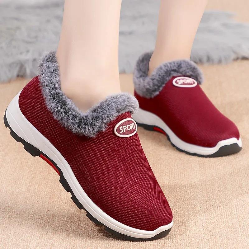 Women's Knitted Warm Slip-on Orthopedic Sneakers