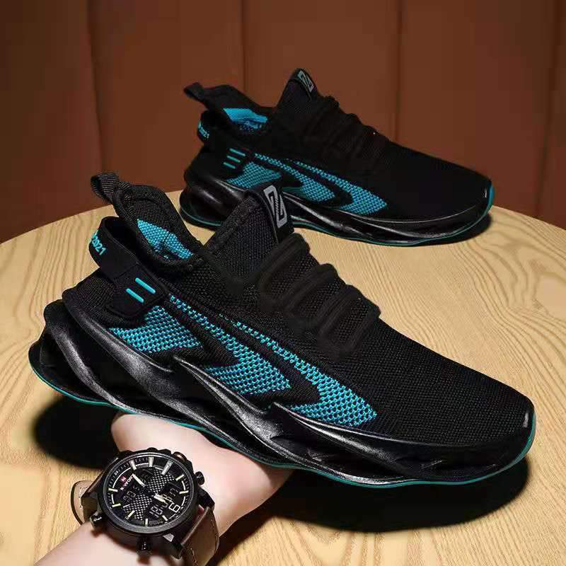 Men's Mesh-top Breathable Shock-absorbing Sneakers