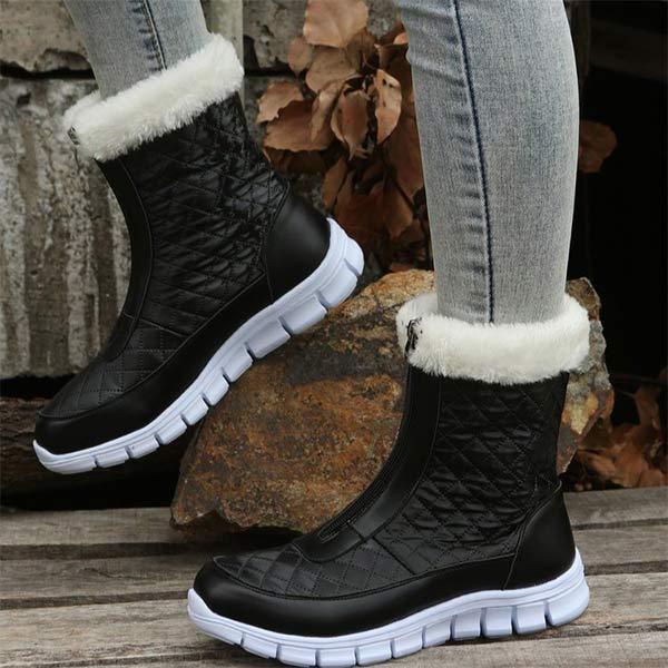 Women'S Fleece Warm Platform Snow Boots