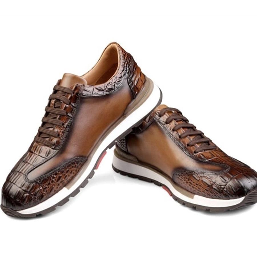 2024 Men's Handmade Leather Sneakers