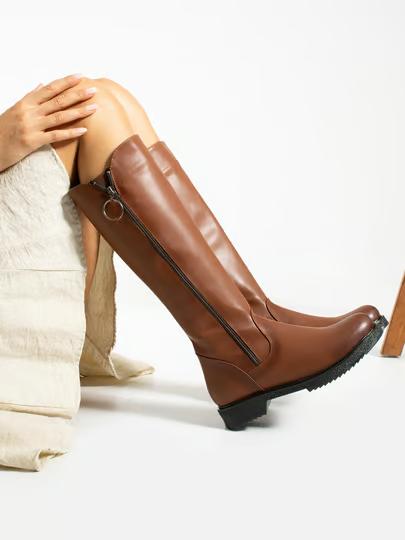 ADWİN Zipper Detail Women's Boots