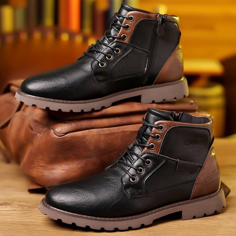 Men's Pure Leather Ankle Boots