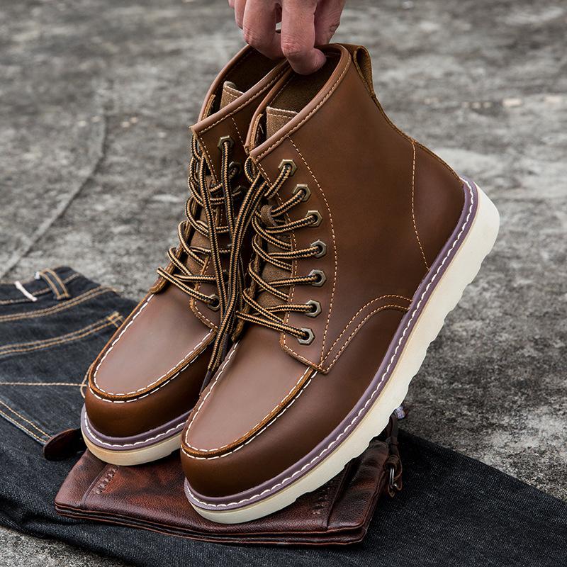 Vintage Fleece-lined Outdoor Tooling Boots