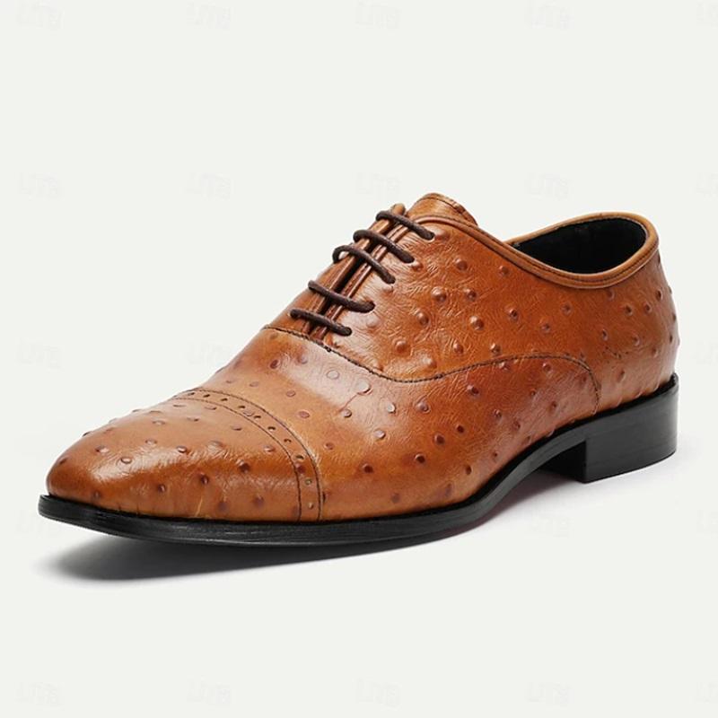 Men's Leather Full-Grain Cowhide Anti-Slip Shoes