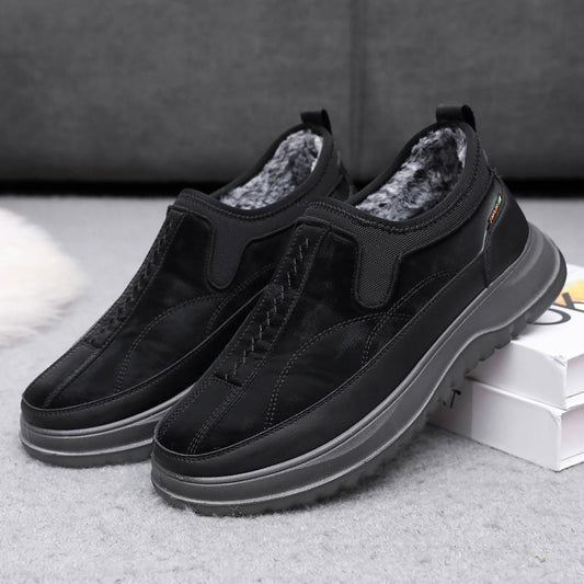 Men's Winter Fleece-lined Thickened Warm Soft Bottom Non-slip Thick Sneakers
