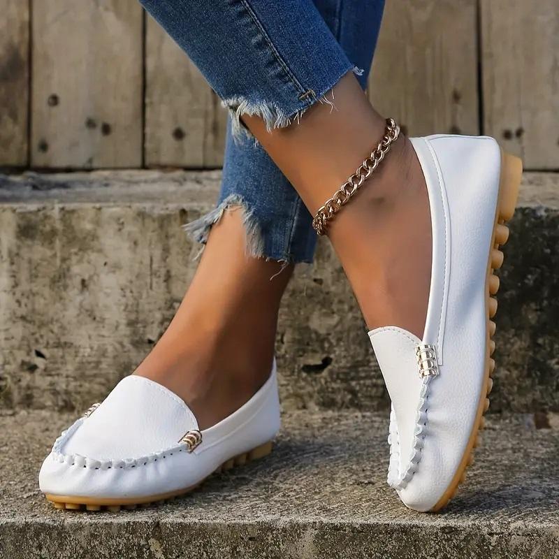 Women's Denim Flat Loafers