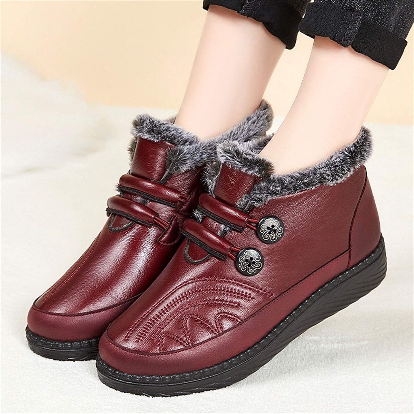 Women's Snow Boots Autumn And Winter Women Snow Boots