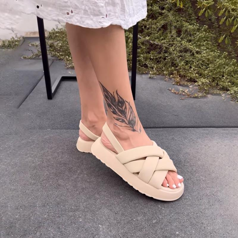 Women's Platform Woven Sandals