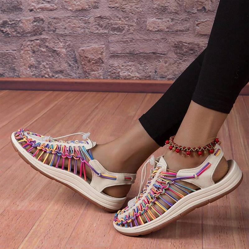 Multicolor Handwoven Summer Comfortable Women's Sandals